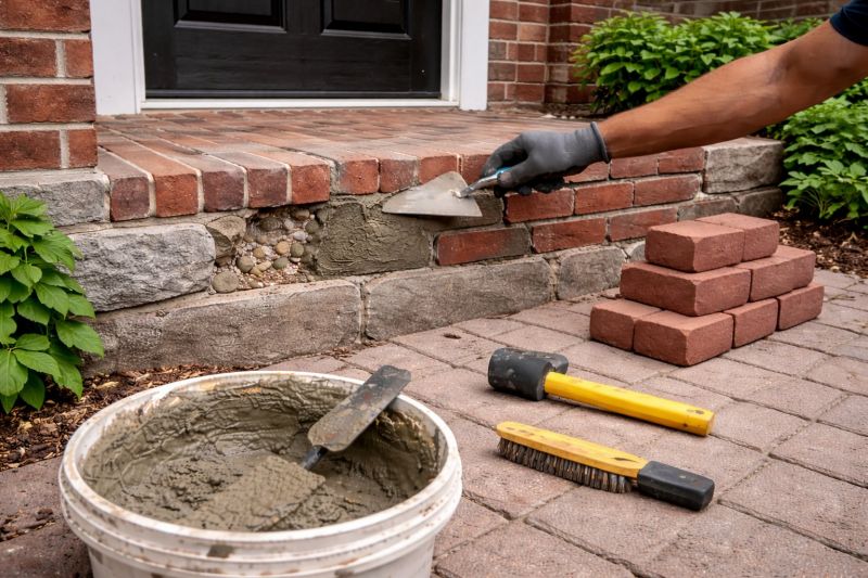 Brick Driveway Repair in Contra Costa County, CA