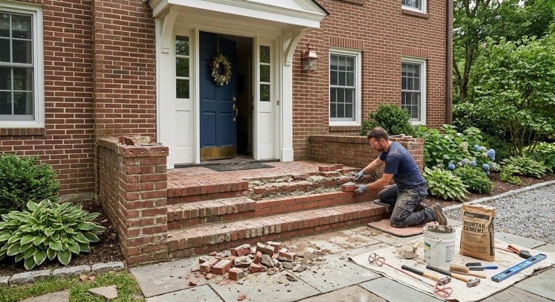 Brick Flatwork Repair in Concord, CA