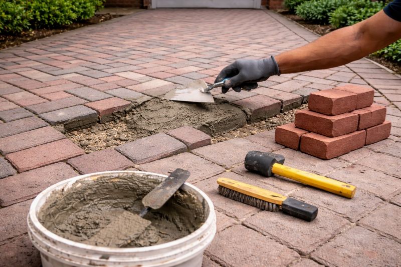 Brick Flatwork Repair in Pleasanton, CA