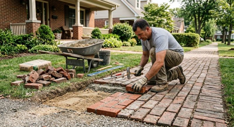 Brick Flatwork Repair in Solano County, CA