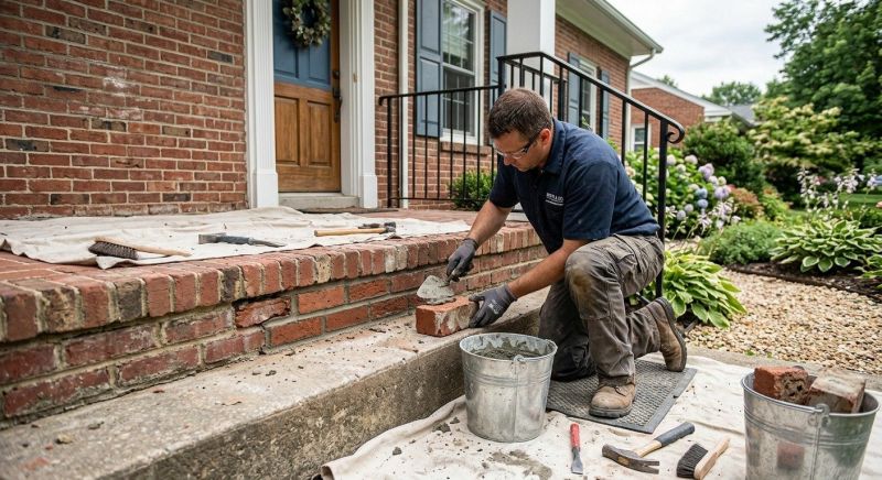 Brick Stairs Repair in Contra Costa County, CA