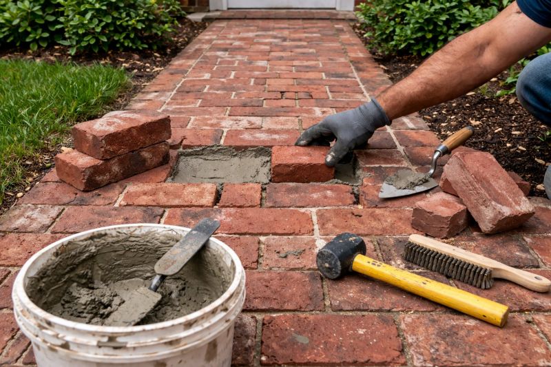 Brick Steps Repair in Contra Costa County, CA