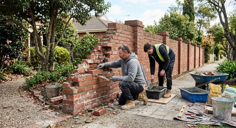 Brick Wall Repair in Benicia, CA