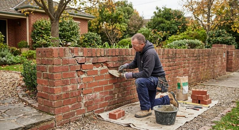 Brick Wall Repair in Dublin, CA