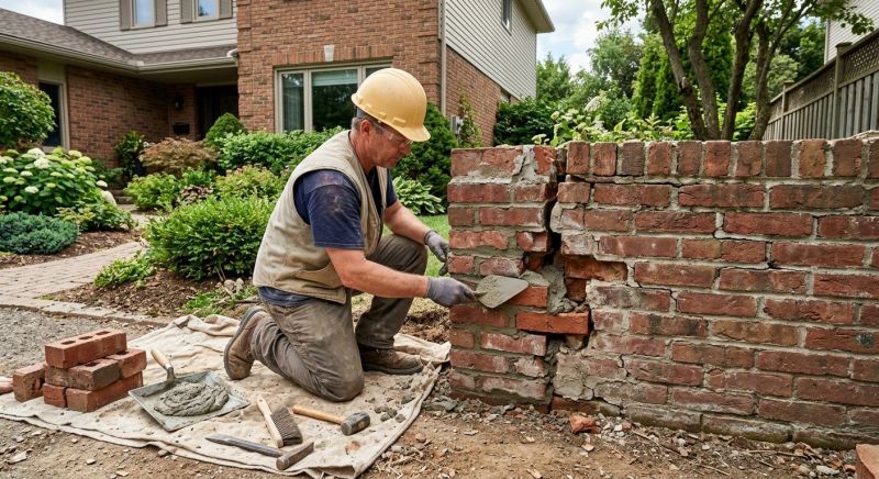 Brick Wall Repair in Contra Costa County, CA