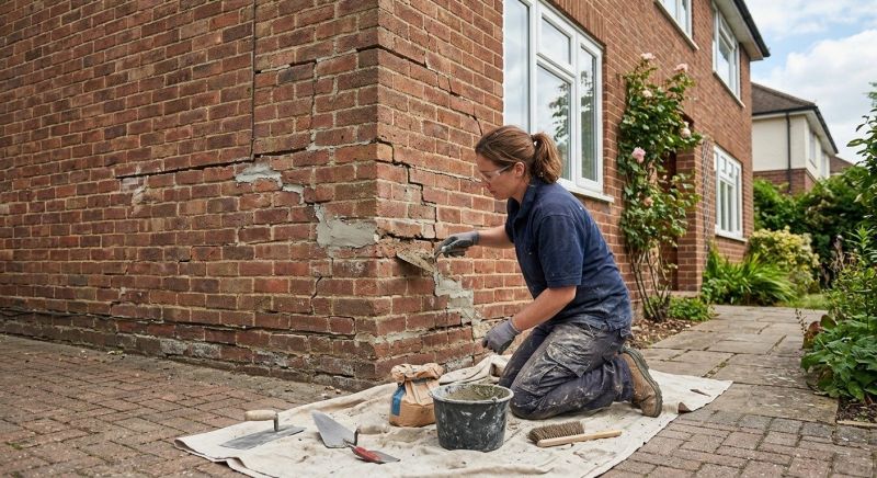 Brick Wall Repair in Pleasanton, CA