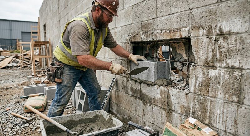 Cement Block Repair in Contra Costa County, CA