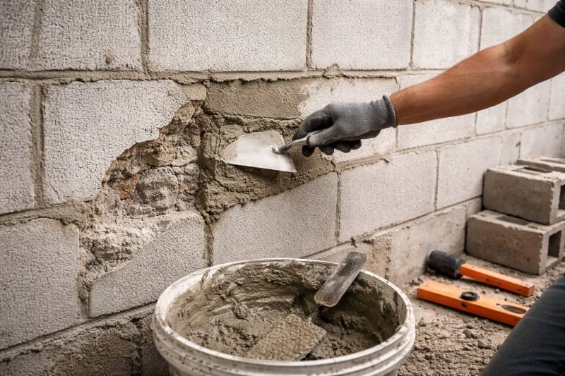Cinder Block Wall Repair in Walnut Creek, CA