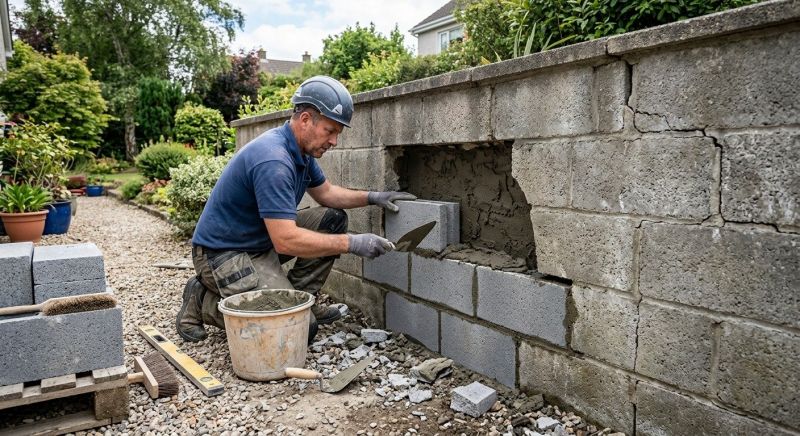 Concrete Block Repair in Danville, CA