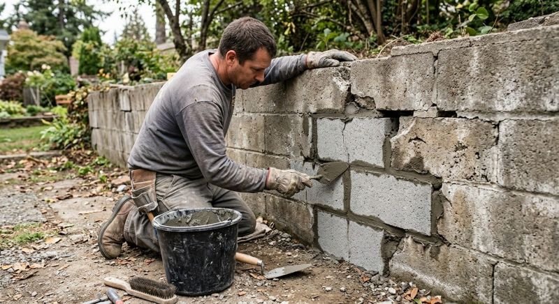 Concrete Block Repair in Vallejo, CA