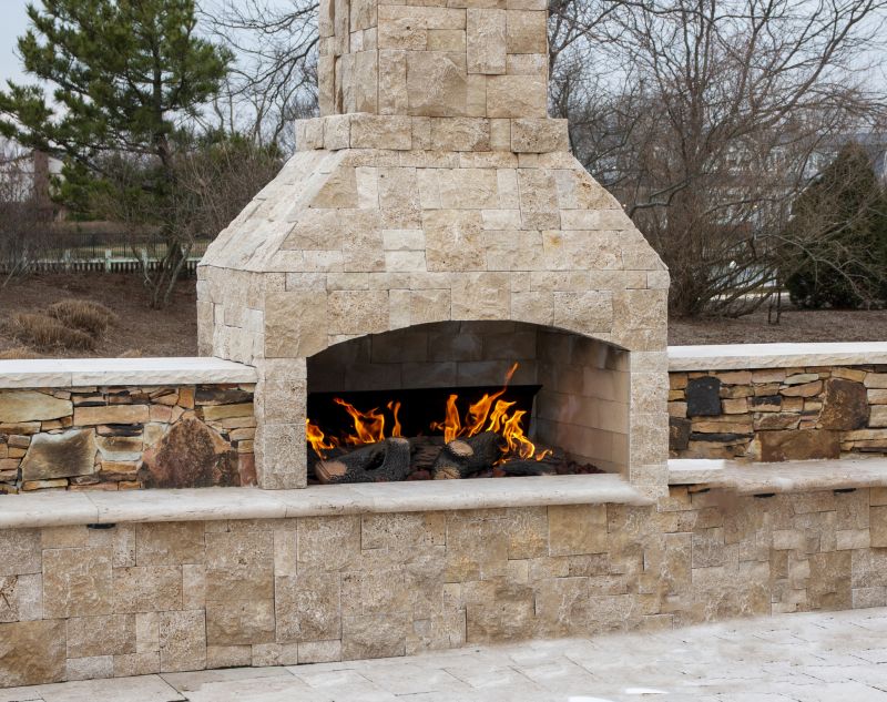 Stone Chimney Installation in Brentwood, CA