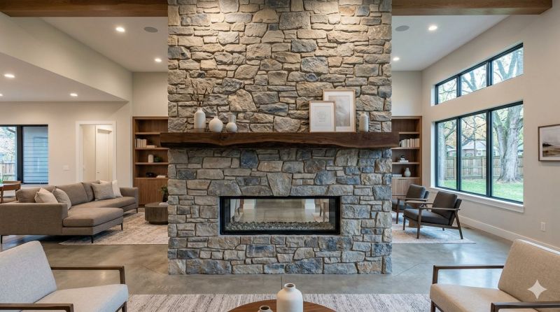 Stone Chimney Installation in Clayton, CA