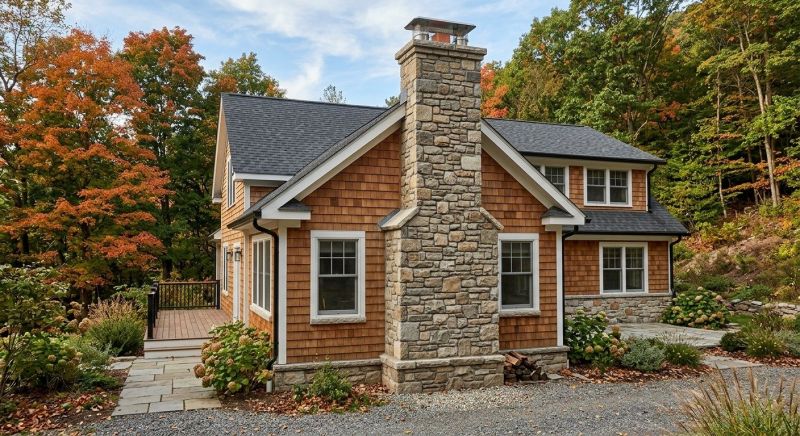 Stone Chimney Installation in Oakley, CA