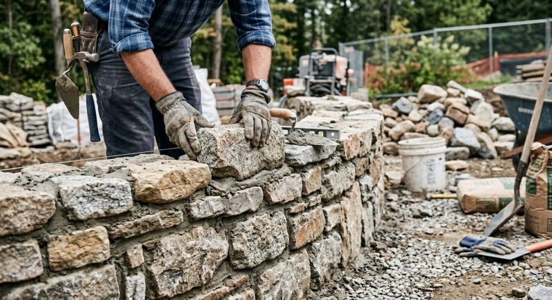 Stone Masonry Installation in Travis Afb, CA