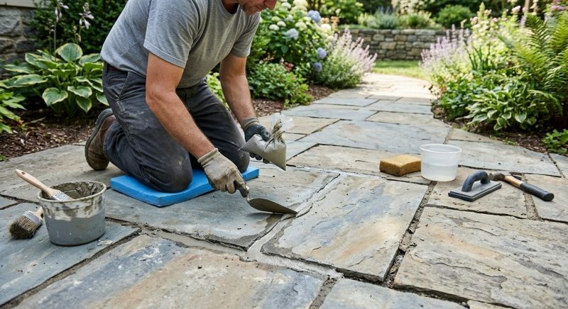 Stone Walkway Repair in Contra Costa County, CA